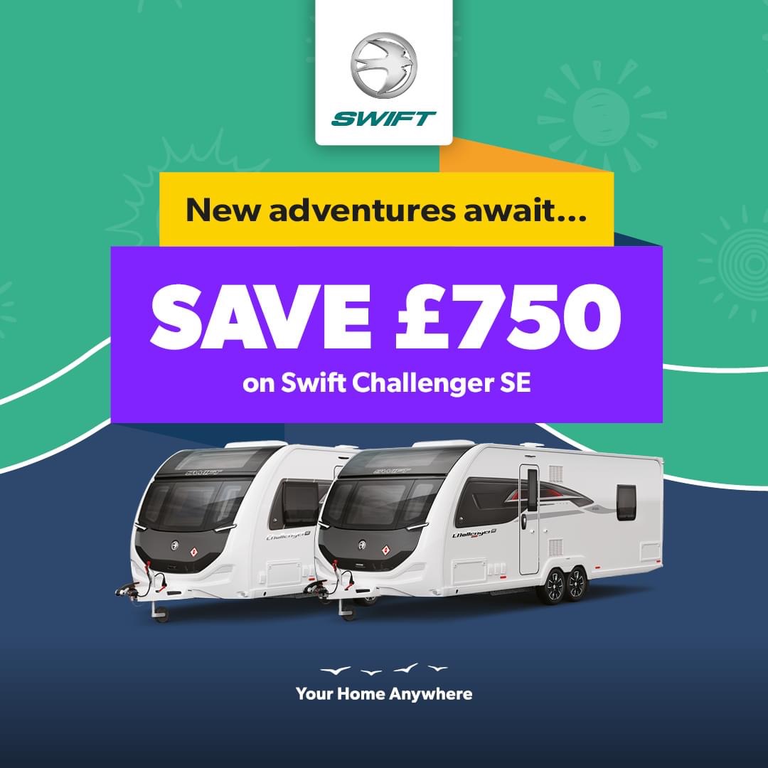 New Offer up to £1000.00 off New Caravans